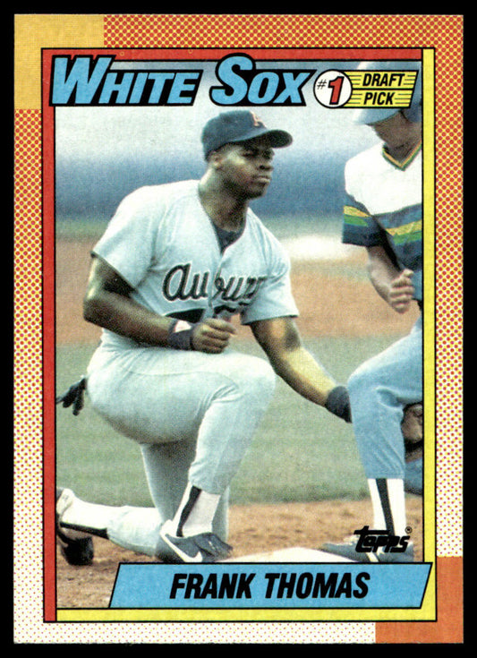 1990 Topps Baseball #414 - Frank Thomas RC - NMMT