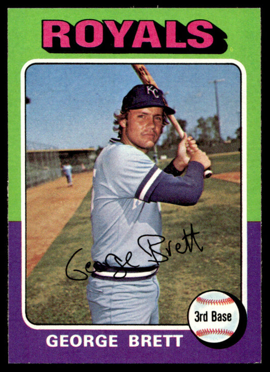 1975 Topps Baseball #228 - George Brett RC - NM