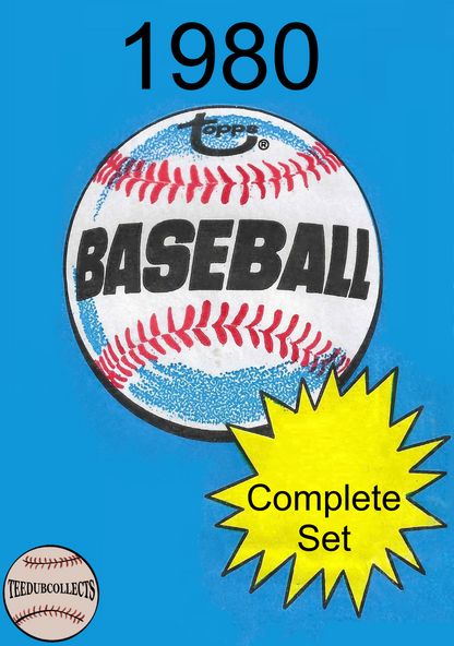 1980 Topps Baseball Complete Set - EXMT/NM - Henderson RC Ryan