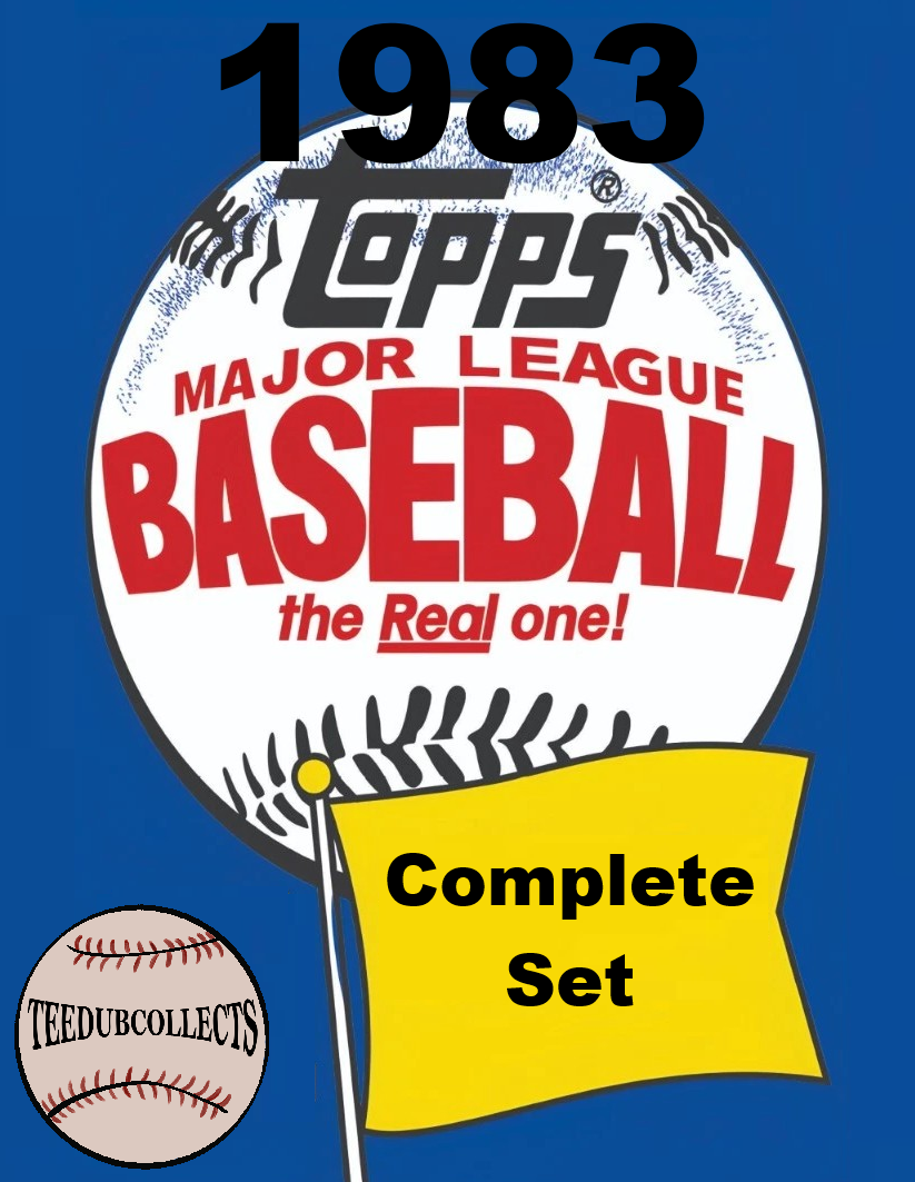 1983 Topps Baseball Complete Set Vending! - NMMT AVG - Sandberg Gwynn Boggs RC