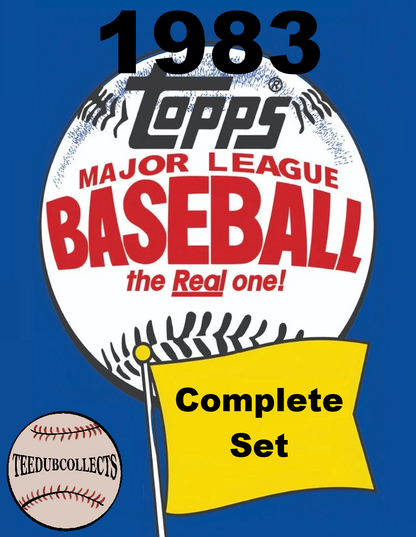 1983 Topps Baseball Complete Set Vending! - NMMT AVG - Sandberg Gwynn Boggs RC