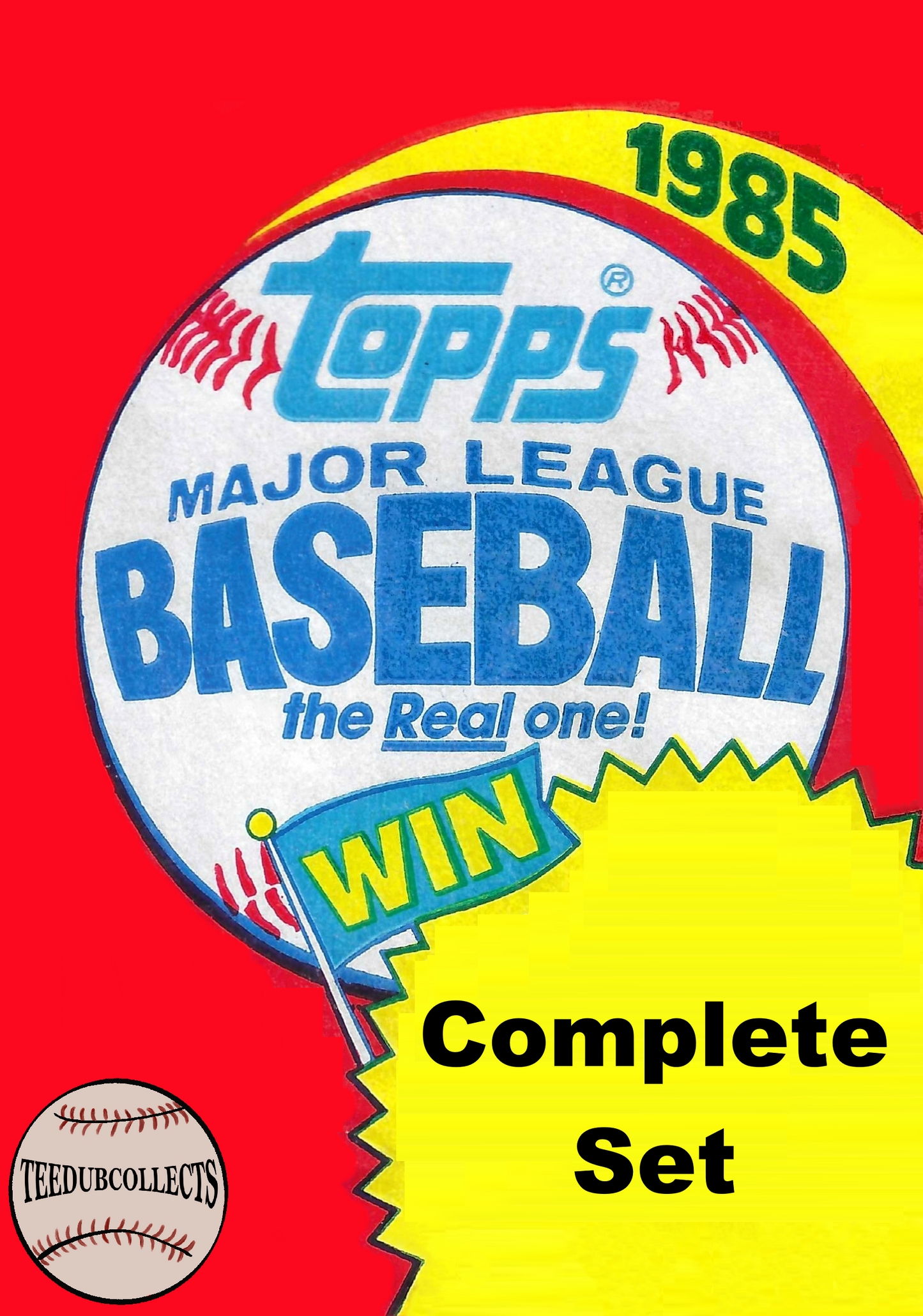 1985 Topps Baseball Complete Set Vending! - McGwire Clemens Puckett RC PSA 8