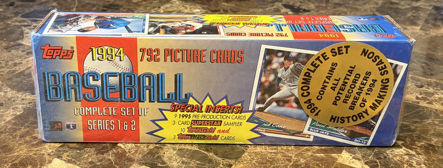 1994 Topps Baseball Complete Set - Factory Sealed