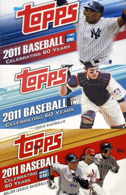 2011 Topps Baseball Complete Base Set + Update - Trout Freeman Altuve RC