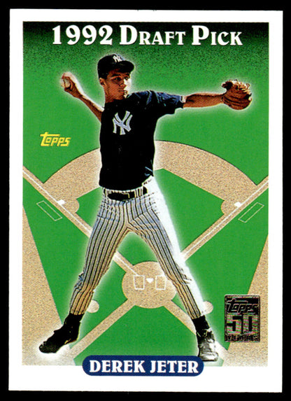 2001 Topps Baseball Through the Years Reprints #50 - Derek Jeter