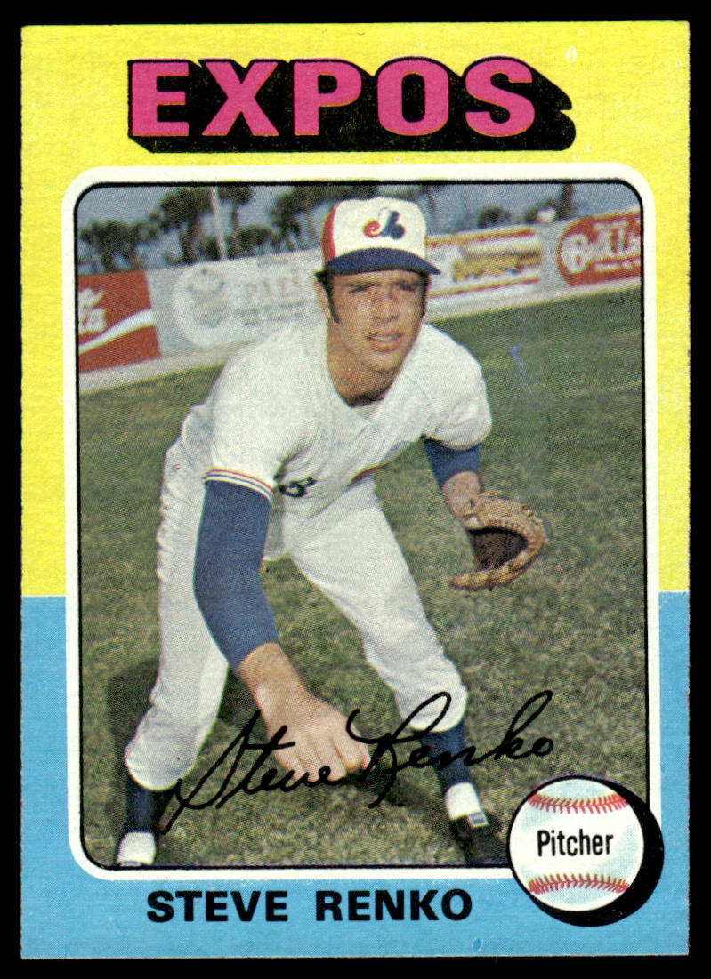 1975 Topps Baseball #34 - Steve Renko - NM