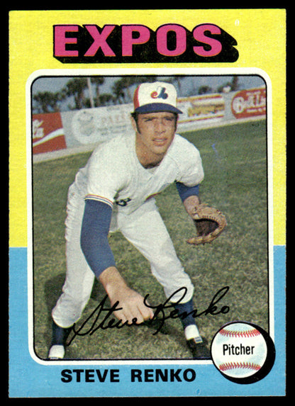 1975 Topps Baseball #34 - Steve Renko - NM