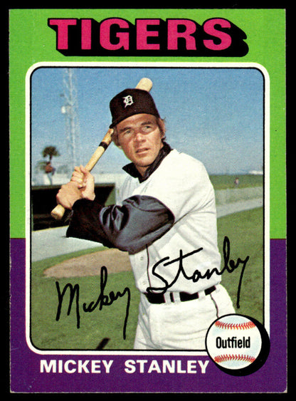 1975 Topps Baseball #141 - Mickey Stanley - NM