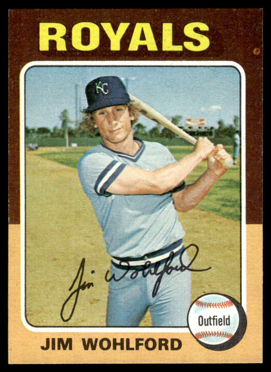 1975 Topps Baseball #144 - Jim Wohlford - NM