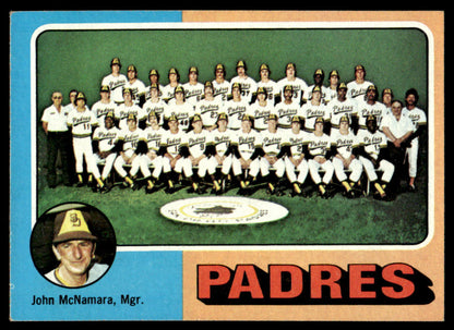 1975 Topps Baseball #146 - San Diego Padres / John McNamara - EXMT