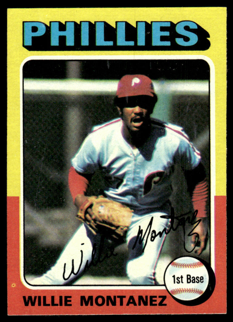 1975 Topps Baseball #162 - Willie Montanez - NMMT