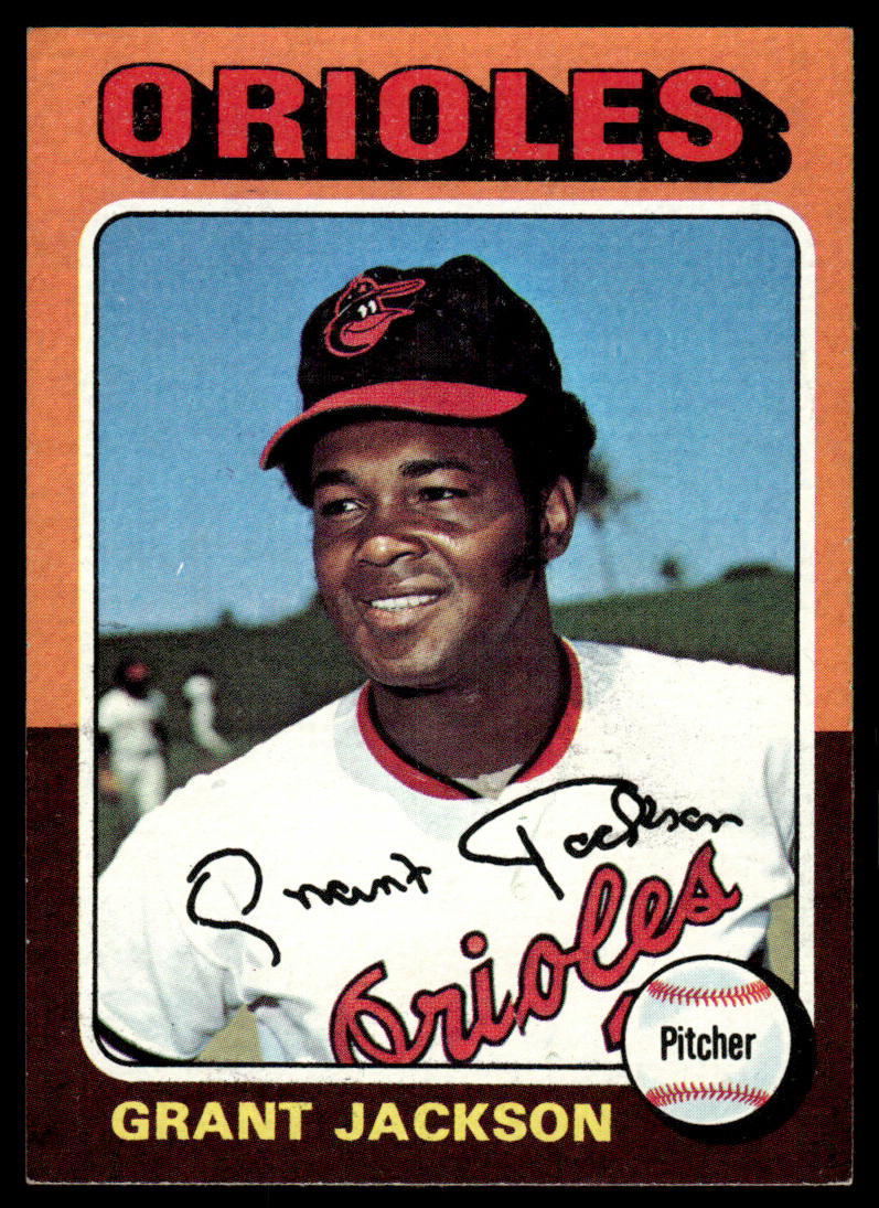 1975 Topps Baseball #303 - Grant Jackson - NM