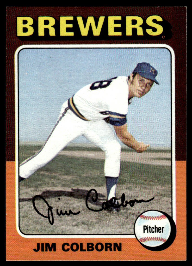 1975 Topps Baseball #305 - Jim Colborn - NM