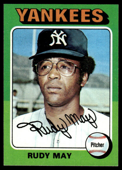 1975 Topps Baseball #321 - Rudy May - NM