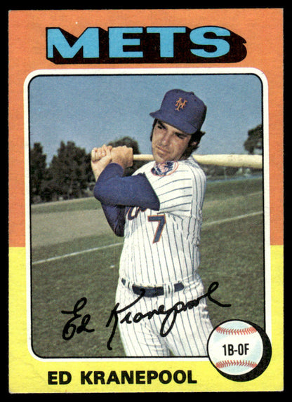 1975 Topps Baseball #324 - Ed Kranepool - NM