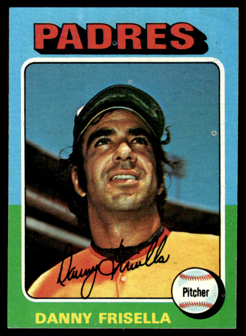 1975 Topps Baseball #343 - Danny Frisella - NM