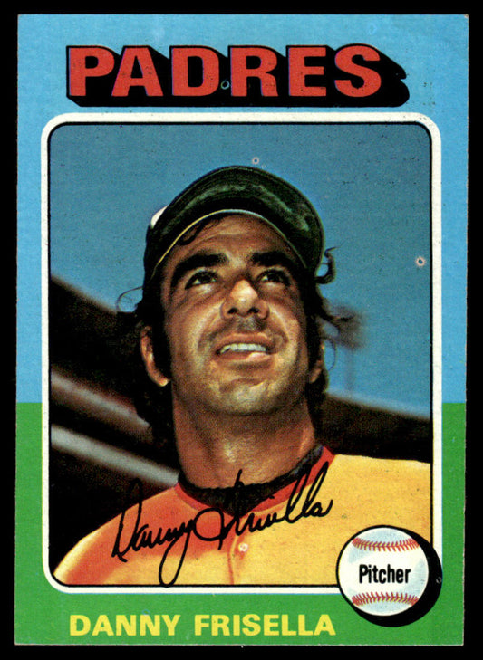 1975 Topps Baseball #343 - Danny Frisella - NM