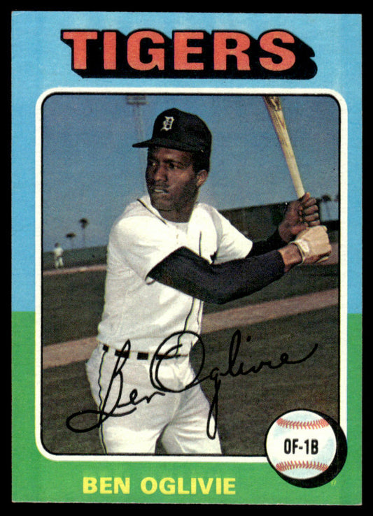 1975 Topps Baseball #344 - Ben Oglivie - NM