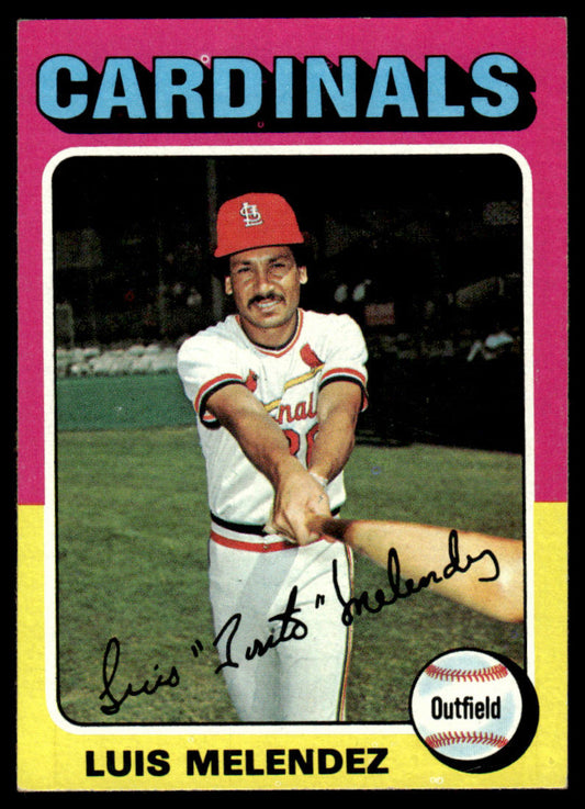 1975 Topps Baseball #353 - Luis Melendez - EXMT