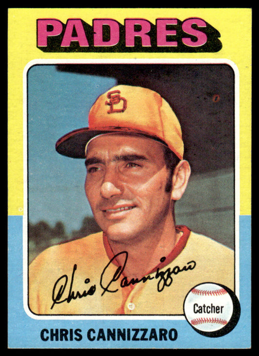 1975 Topps Baseball #355 - Chris Cannizzaro - NMMT