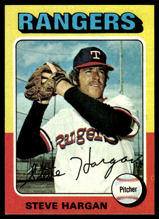 1975 Topps Baseball #362 - Steve Hargan - NM