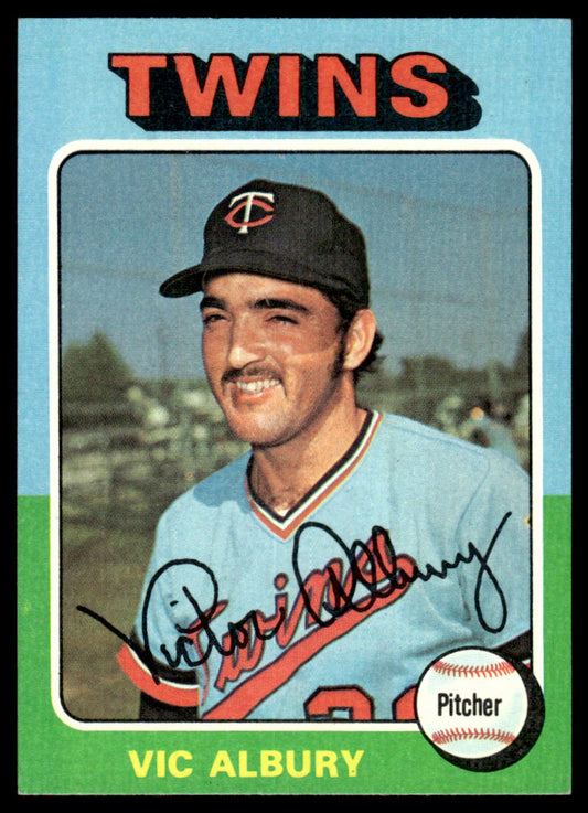 1975 Topps Baseball #368 - Vic Albury - NM