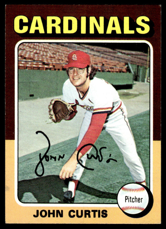 1975 Topps Baseball #381 - John Curtis - NM