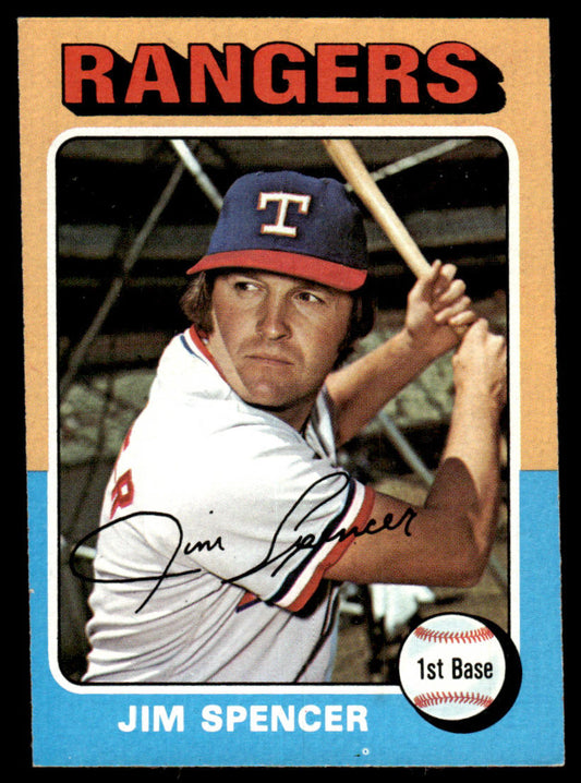 1975 Topps Baseball #387 - Jim Spencer - NM
