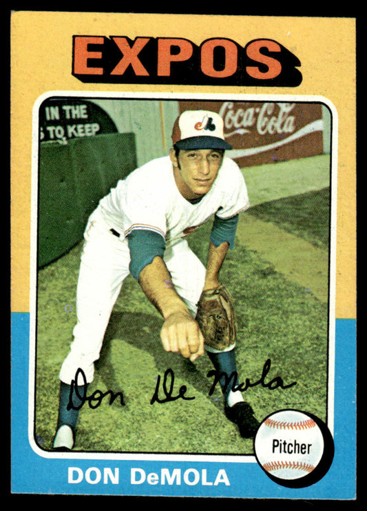 1975 Topps Baseball #391 - Don DeMola RC - NM