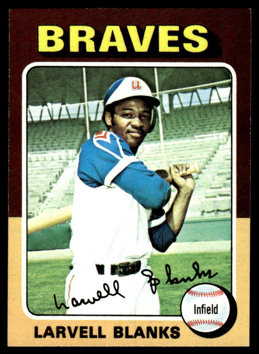 1975 Topps Baseball #394 - Larvell Blanks - NM