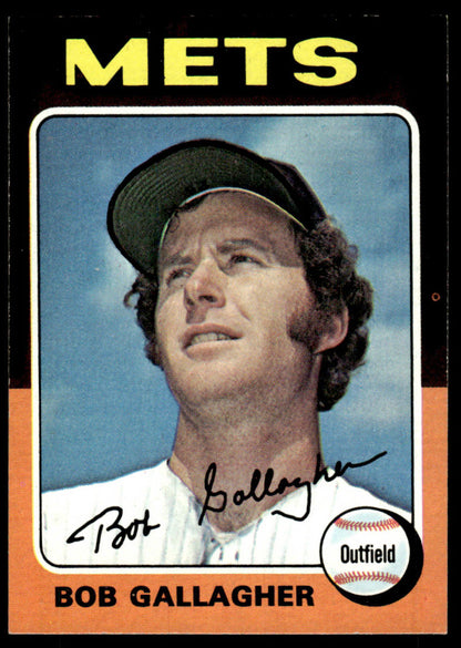 1975 Topps Baseball #406 - Bob Gallagher - NM