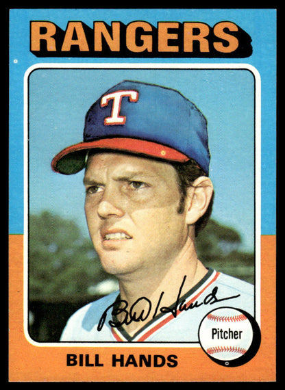 1975 Topps Baseball #412 - Bill Hands - NMMT