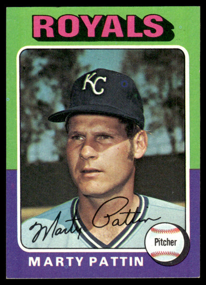 1975 Topps Baseball #413 - Marty Pattin - NM