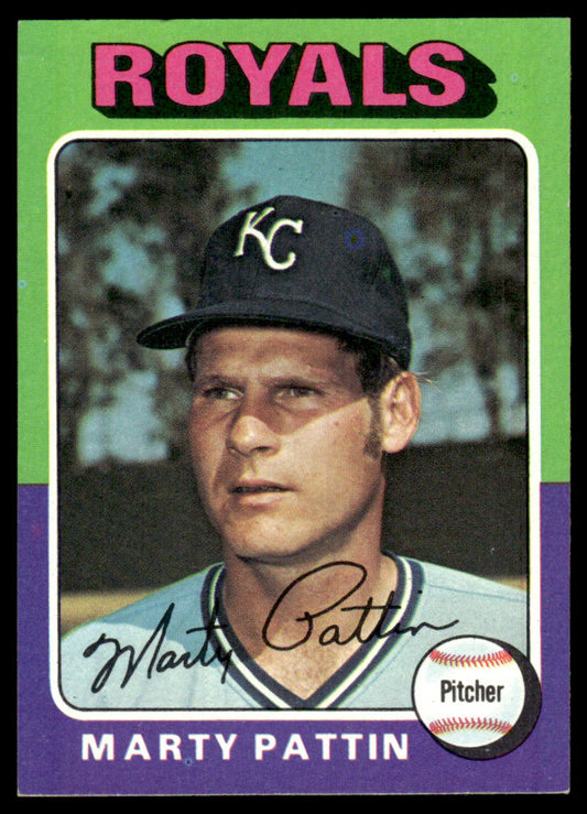 1975 Topps Baseball #413 - Marty Pattin - NM