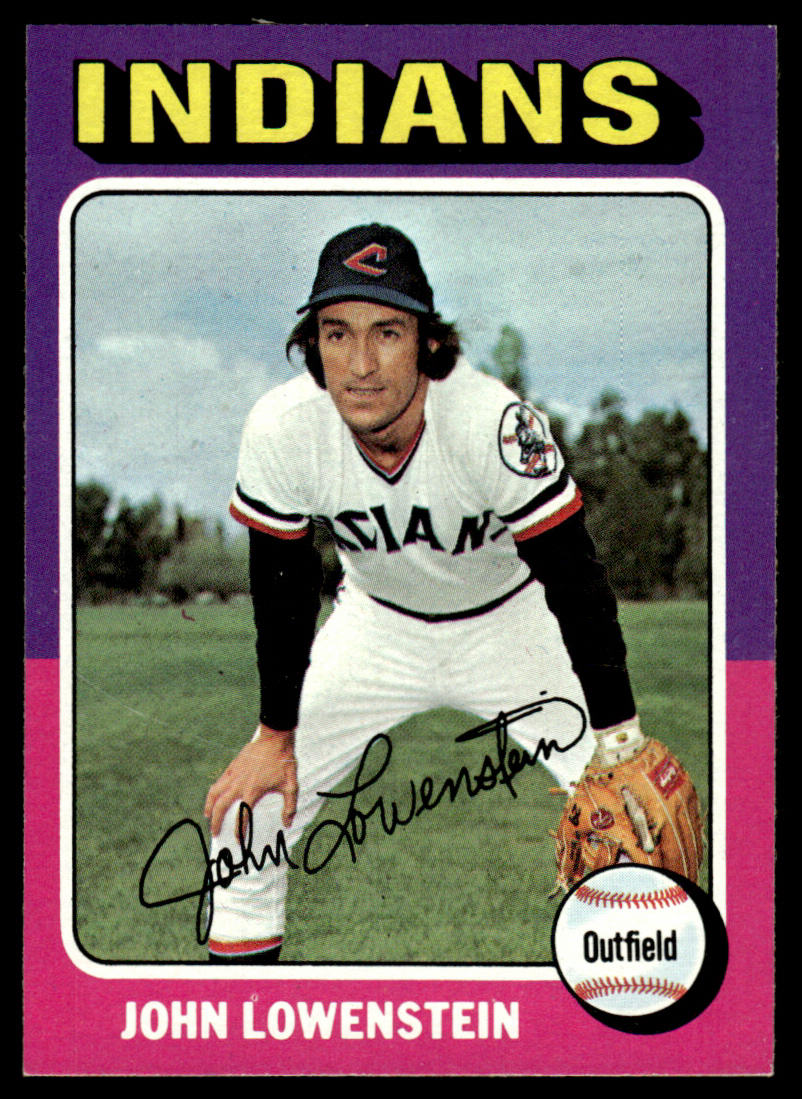 1975 Topps Baseball #424 - John Lowenstein - NM