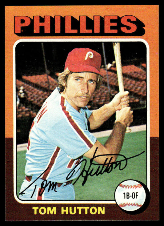 1975 Topps Baseball #477 - Tom Hutton - NMMT