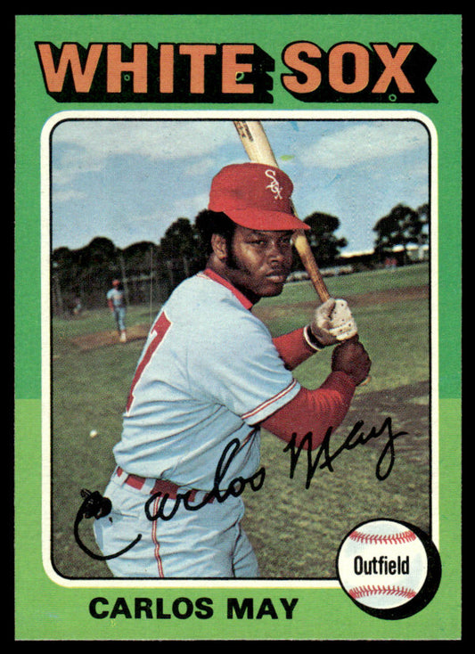 1975 Topps Baseball #480 - Carlos May - NMMT