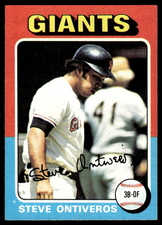 1975 Topps Baseball #483 - Steve Ontiveros - NM