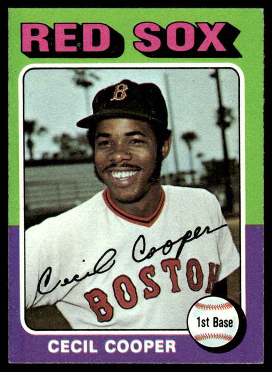 1975 Topps Baseball #489 - Cecil Cooper - NM