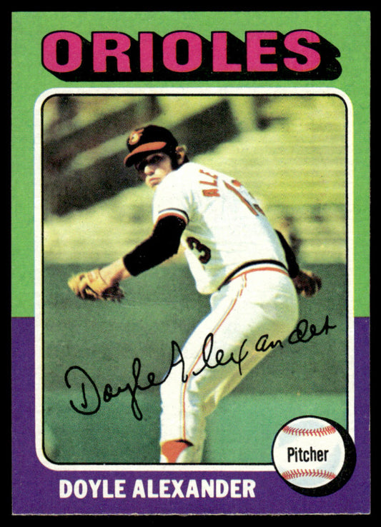 1975 Topps Baseball #491 - Doyle Alexander - NM