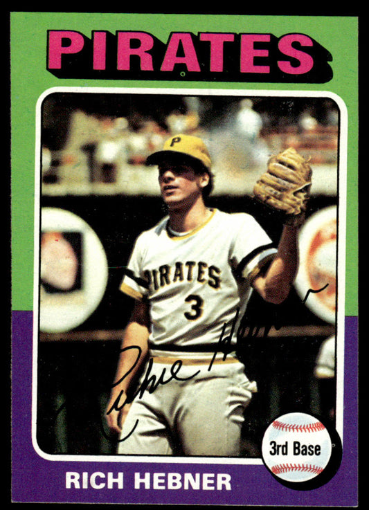 1975 Topps Baseball #492 - Rich Hebner - NM