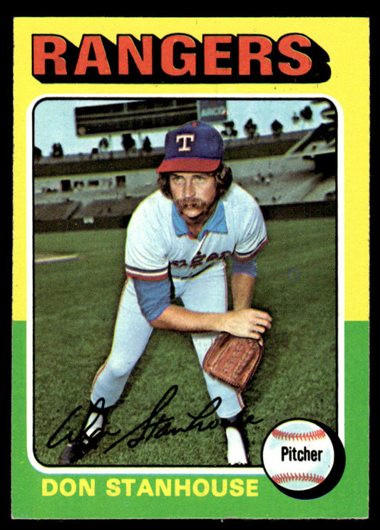 1975 Topps Baseball #493 - Don Stanhouse - NM