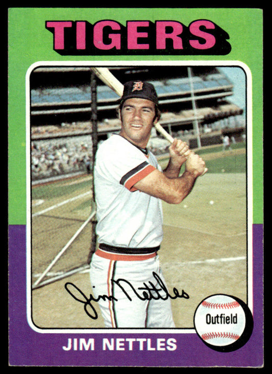 1975 Topps Baseball #497 - Jim Nettles - NM