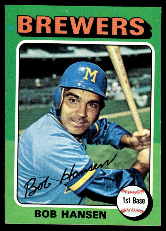 1975 Topps Baseball #508 - Bob Hansen RC - NM
