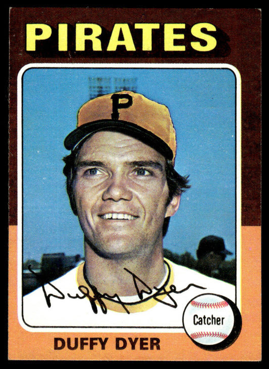1975 Topps Baseball #538 - Duffy Dyer - EXMT