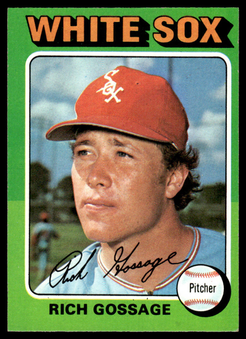 1975 Topps Baseball #554 - Rich Gossage - EXMT