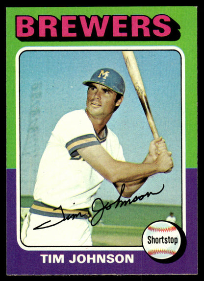 1975 Topps Baseball #556 - Tim Johnson - NM