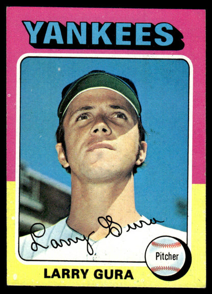1975 Topps Baseball #557 - Larry Gura - EXMT