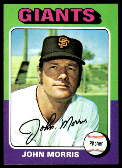 1975 Topps Baseball #577 - John Morris - NM