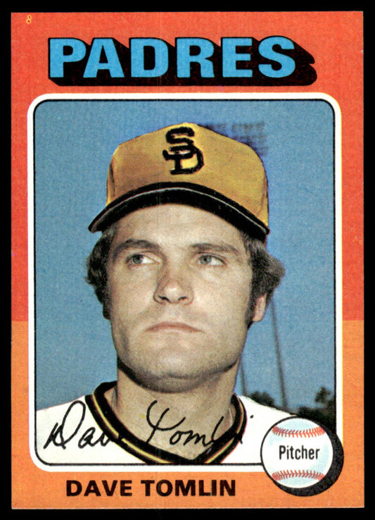 1975 Topps Baseball #578 - Dave Tomlin RC - NM